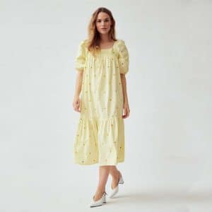 A-view - Ruth dress - Kjoler til hende - Gul - 36