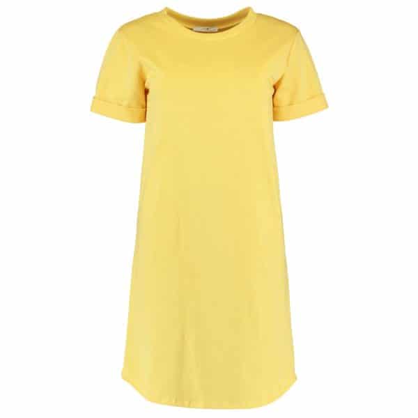 Ann dame t-shirt kjole - Gul - Størrelse S