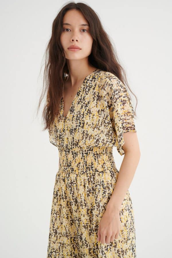 Inwear Vereeiw Long Kjole 7212 301260 Gul, Størrelse: 36, Farve: Gul Multicolorcolour, Dame