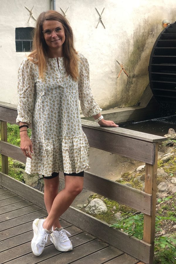 Noella Taven Kjole, Farve: Gul, Størrelse: M, Dame